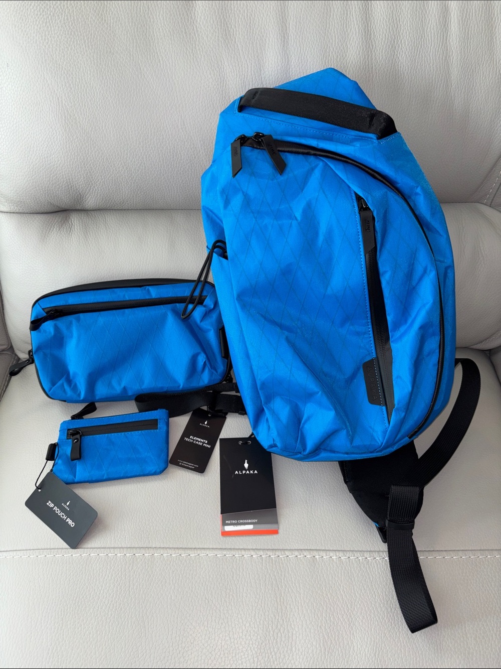 ALPAKA Lot of 3 xpac Bahama blue NWT